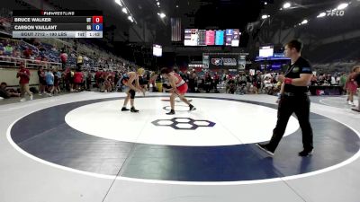 190 lbs Cons. Rd Of 32 - Bruce Walker, UT vs Carson Vaillant, GA