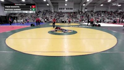 120 lbs Quarterfinal - Tyson Waughtel, IL vs Santiago Ramirez, TX