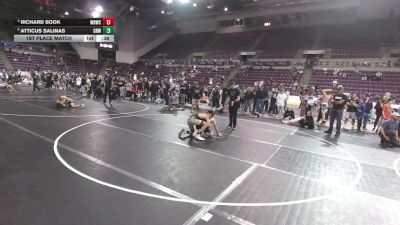 115 lbs 1st Place Match - Richard Book, Mile High Wrestling Club vs Atticus Salinas, Gold Rush Wrestling