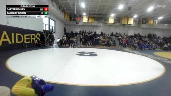 175 lbs Champ. Round 1 - Zachary Oslick, Sunny Hills vs Carter Nguyen, Portola