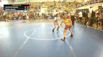 90 lbs Quarterfinal - Mikael Miller, Ascent Wrestling vs Calvin De Roziere, West Liberty