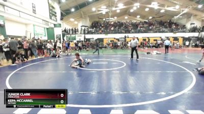 95 lbs Cons. Round 2 - Junior Clark, Middleton vs Kepa McCarrel, Victory