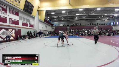 165 lbs Cons. Round 6 - Griffin Krzesinski, Highland vs Landon Mansker, Page High School