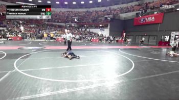 48 lbs Cons. Round 4 - Tristan Holden, Delavan-Darien Youth Wrestling vs Urban Runde, Belmont-Platteville Youth Wrestling Club