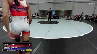 95 lbs Round 3 (8 Team) - Justice Gutierrez, Colorado vs Amy Ramirez, Arizona