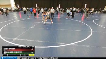 138 lbs Quarterfinal - Socorro Rodriguez, MO vs Zoey Barber, NE
