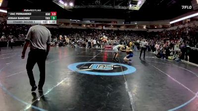 4A 145 lbs Champ. Round 1 - Kellan Ray, Bloomfield vs Caedon Kamplain, Moriarty