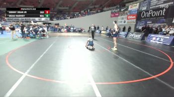 5A Boys 144 lbs Cons. Round 3 - Denny Dean Jr, Caldera Boys vs Beau Harvey, West Albany Boys