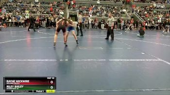 130 lbs Champ. Round 1 - Rayne Wickwire, Millard South vs Riley Bailey, Interstate 35