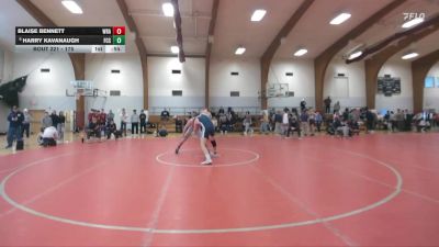 175 lbs Cons. Round 3 - Blaise Bennett, Western Reserve Academy vs Harry Kavanaugh, Friends` Central