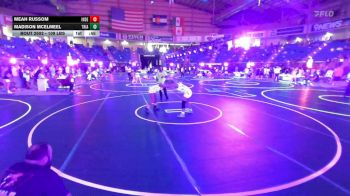 109 lbs Consi Of 16 #1 - Meah Russom, Independent vs Madison McElmeel, Trial's Wrestling Club