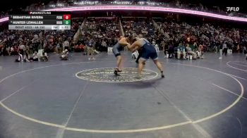 4A 285 lbs Quarterfinal - Sebastian Rivera, Panther Creek vs Hunter Lewallen, Hoggard