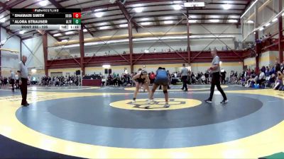 135 lbs Quarterfinal - Alora Strauser, Alter High School vs Shamari Smith, South Dade High School