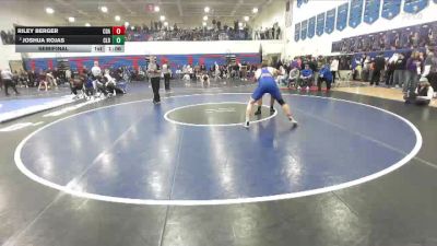 175 lbs Semifinal - Joshua Rojas, Caldwell vs Riley Berger, Coeur D Alene