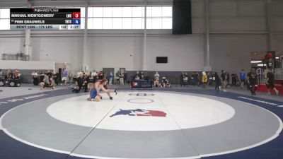 175 lbs Champ. Rd Of 64 - Mikhail Montgomery, Louisville Wrestling Club vs Finn Grauwels, Team Nazar Training Center