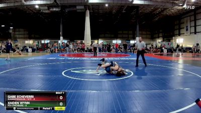 113 lbs Round 1 (4 Team) - Xaiden Wynn, FCA LYNCHBURG vs Gabe Echeverri, SLAUGHTERHOUSE / WTF