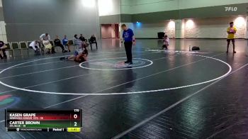 170 lbs Round 4 (16 Team) - Kasen Grape, Nebraska Hangin` 10`s vs Carter Brown, STL Blue