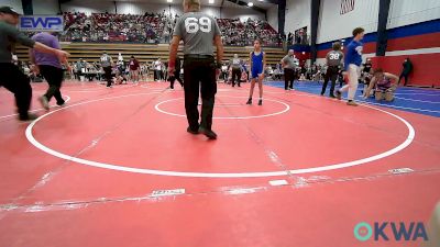 76-80 lbs Rr Rnd 1 - Gracen President, Victory Grappling Club vs Benjamin Stevens, Beggs Youth Wrestling Program