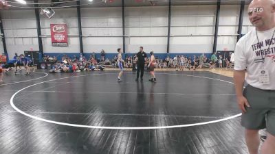 110 lbs Brenton Hart, Indiana Blue vs Kash Johnson, Michigan Red