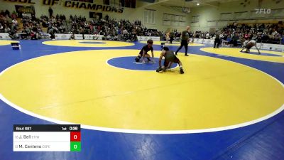 147 lbs Consi Of 8 #1 - Jacob Bell, Etiwanda vs Mateo Centeno, Esperanza