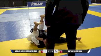 Kaelani Rose Gloria vs Morgan Sophia Bersola Vallejos 2026 Pan Kids Jiu-Jitsu IBJJF Championship