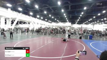 46 lbs Round Of 32 - Diego Coor, Manu WC vs Devynee Cruz, Pounders WC