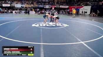 112 lbs Cons. Round 1 - Dennis Andrews, St. Mary`s vs Mitchell Sizemore, Redington Sr. Jr/Sr High School