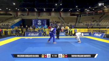 Tadiyah William Danforth vs Welerson Gonçalves Da Silva 2025 Pan Jiu Jitsu IBJJF Championship