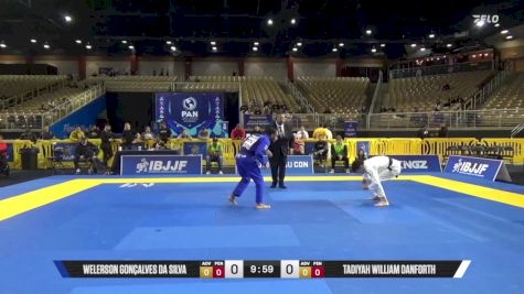 Tadiyah William Danforth vs Welerson Gonçalves Da Silva 2025 Pan Jiu Jitsu IBJJF Championship