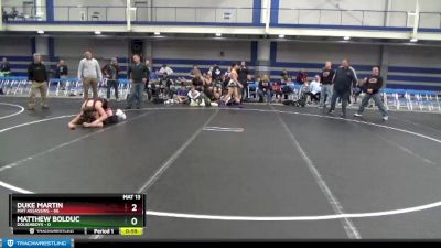 140 lbs Round 5 (8 Team) - Duke Martin, Mat Assassins vs Matthew Bolduc, Doughboys