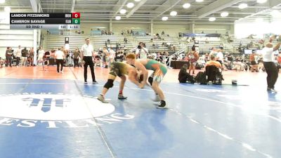 195 lbs Rr Rnd 1 - Landon Fitzsimons, Iron Faith Gold - HSB vs Cameron Savage, Flint Tropics - HSB