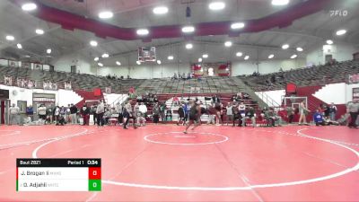 175 lbs 3rd Place Match - Daniel Adjahli, Hawkstyle Wrestling Club vs Joliba Brogan Ii, Mt. Vernon High School