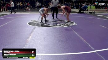 126 lbs Champ. Round 1 - Fisher Wallgren, Centennial vs Moses Kelley, Nampa