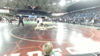 195 lbs Round 4 - Marcus Lynch, Ilwaco Youth Wrestling vs Nathaniel Baker, Camas Wrestling Club