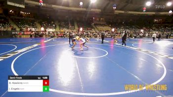 100 lbs Semifinal - Bentley Hawkins, Massa's Maniacs vs Isaiah Engels, Summit Wrestling Academy