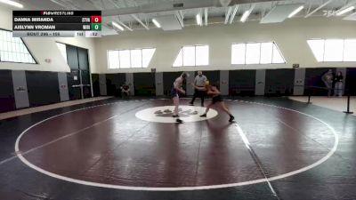 105 lbs Cons. Round 2 - Aislynn Vroman, Wind River vs Danna Miranda, Star Valley