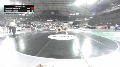 Boys 3A 157 lbs Champ. Round 3 - Corbin Jaurez, Shadle Park vs Gabriel Borisch, Southridge