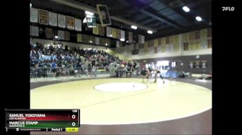 138 lbs Champ. Round 1 - Marcus Stamp, Bakersfield vs Samuel Yokoyama, Los Alamitos