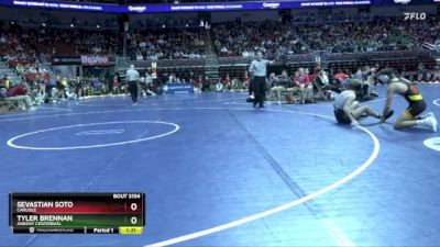 3A-138 lbs Champ. Round 2 - Tyler Brennan, Ankeny Centennial vs Sevastian Soto, Carlisle