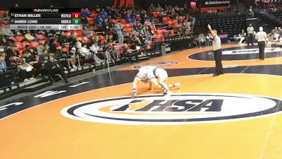 1A 190 lbs Cons. Round 1 - Ethan Miller, Westville vs James Long, Knoxville