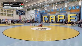 126 lbs Champ. Round 1 - Warren Coates, Smyrna H S vs Cale Baker, Cape Henlopen H S