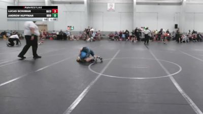 68 lbs Round 3 (8 Team) - Andrew Huffman, Neighborhood Wrestling vs Lucas Schuman, Mat Assassins Black