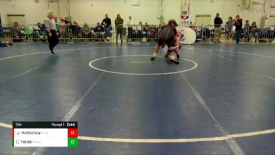 174+ Round 1 - Jeremy Holtsclaw, Mitchell Youth Wrestling vs Carter Felder, West Side Wrestling