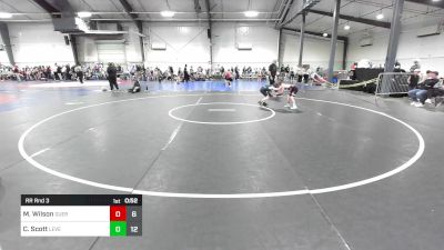 60 lbs Rr Rnd 3 - Michael Wilson, Guerrilla Wrestling Academy vs Carson Scott, Level Up Wrestling Center - (A)