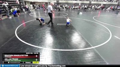 50-55 lbs Cons. Round 2 - Kellan Frank, LaCrosse Area Wrestlers vs Brayden Ringelstetter, Minnesota