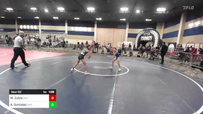 69 lbs Quarterfinal - Matthew Zubia, Gwc vs Aj Gonzalez, Savage House WC