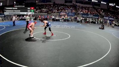 D 3 150 lbs Quarterfinal - Tanner David, Basile vs Brennan Trahan, Vinton