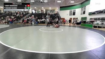 120 lbs Semifinal - Vincent Schmid, Mille Lacs Raiders vs Rudy Rodriguez, GI Grapplers