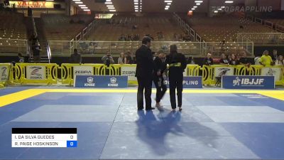 INGRID DA SILVA GUEDES vs RYLIE PAIGE HOSKINSON 2022 Pan Jiu Jitsu IBJJF Championship