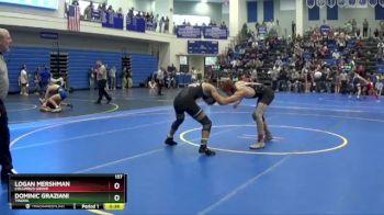 157 lbs Cons. Round 7 - Logan Mershman, COLUMBUS GROVE vs Dominic Graziani, TINORA